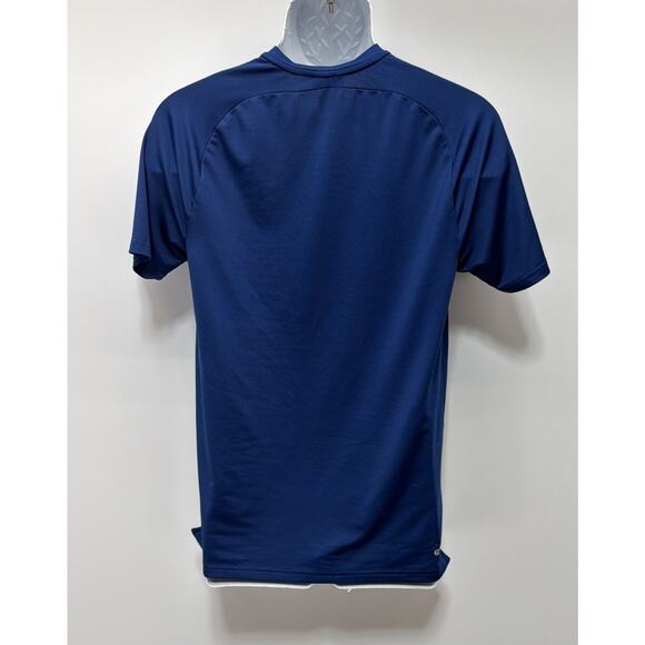 Spyder Active T-Shirt Men's Small Navy Stretch Short Sleeve Pro Web Tee - Picture 4 of 7